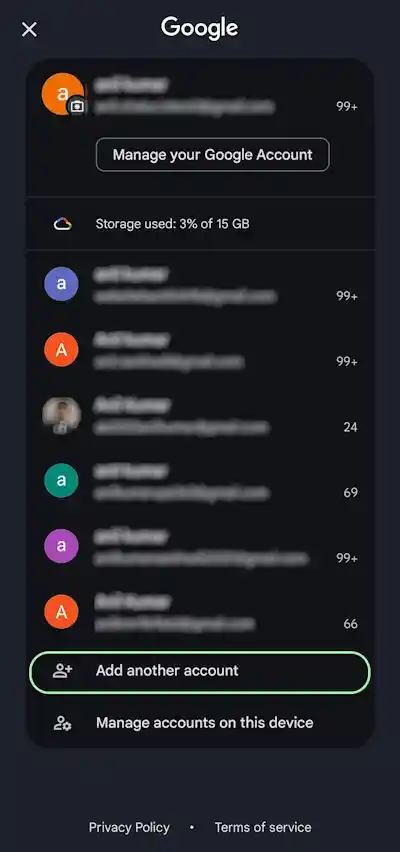Create new gmail account